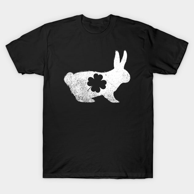 Rabbit Shamrock St Patricks Day T-Shirt by SKHR-M STORE